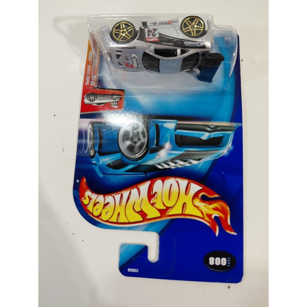 NIP Hot Wheels 2004 First Edition 1:64 Die Cast Tooned A80 Toyota Supra Race Car - Picture 3 of 5
